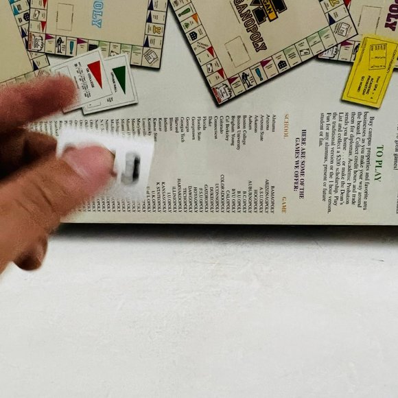 Vintage Monopoly Michiganopoly University of Michigan Alumni College New Sealed - Picture 7 of 7
